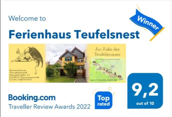Ferienhaus Teufelsnest Timmenrode Exterior photo